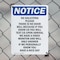 Signmission No Soliciting Please There Is OSHA Notice Sign, Plastic, 10in W x 14in L, 2PK OS-2PACK-NS-P-1014-V-14837 - alternate 4